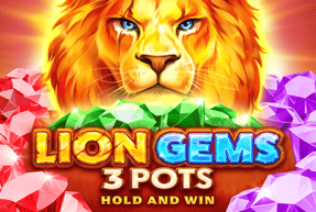 Ігровий автомат Lion Gems 3 Pots: Hold and Win