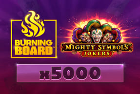 Игровой автомат Mighty Symbols™: Jokers Burning Board™Mobile